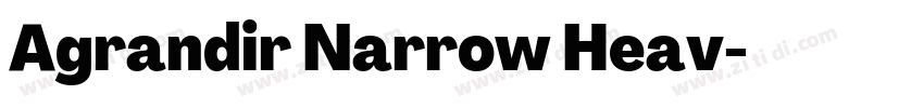 Agrandir Narrow Heav字体转换 Agrandir Narrow Heav字体转换
